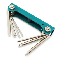Набор ключей-шестигранников и отверток складной Proskit 8PK-021S