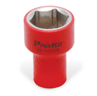 Головка торцевая изолированная 3/8 дюйма Proskit SK-V322B 22 мм