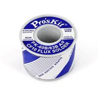 Припой Proskit Sn63Pb37 с флюсом CF10 0,6 мм 0,1 кг PK-63B06A