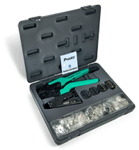 Набор для установки ВЧ-компонентов на коаксиальные кабели ProsKit 1PK-934