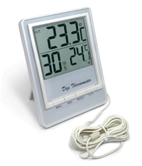 Термометр с влажностью Thermo TM1026H (cеребристый)