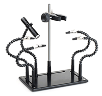 Держатель для печатных плат Zhongdi ZD-11P с держателем термофена и подсветкой